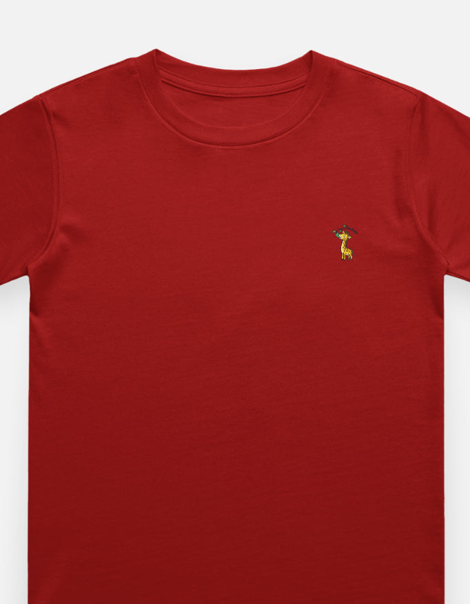 Boy's Little Giraffe Kids Embroidered T-Shirt